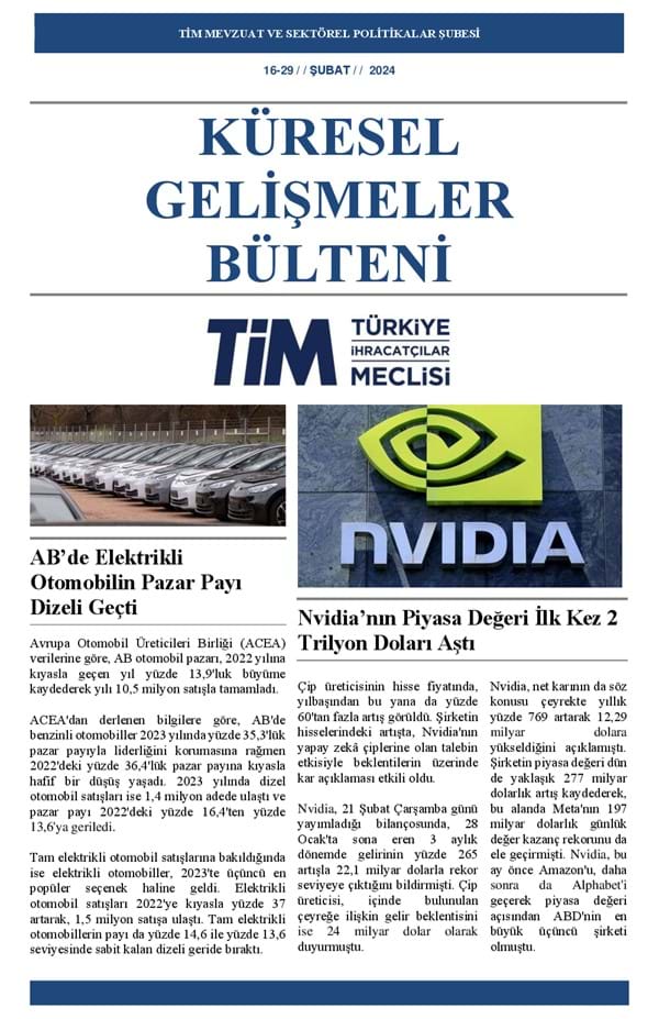 16-29 Şubat 2024 Bülteni 